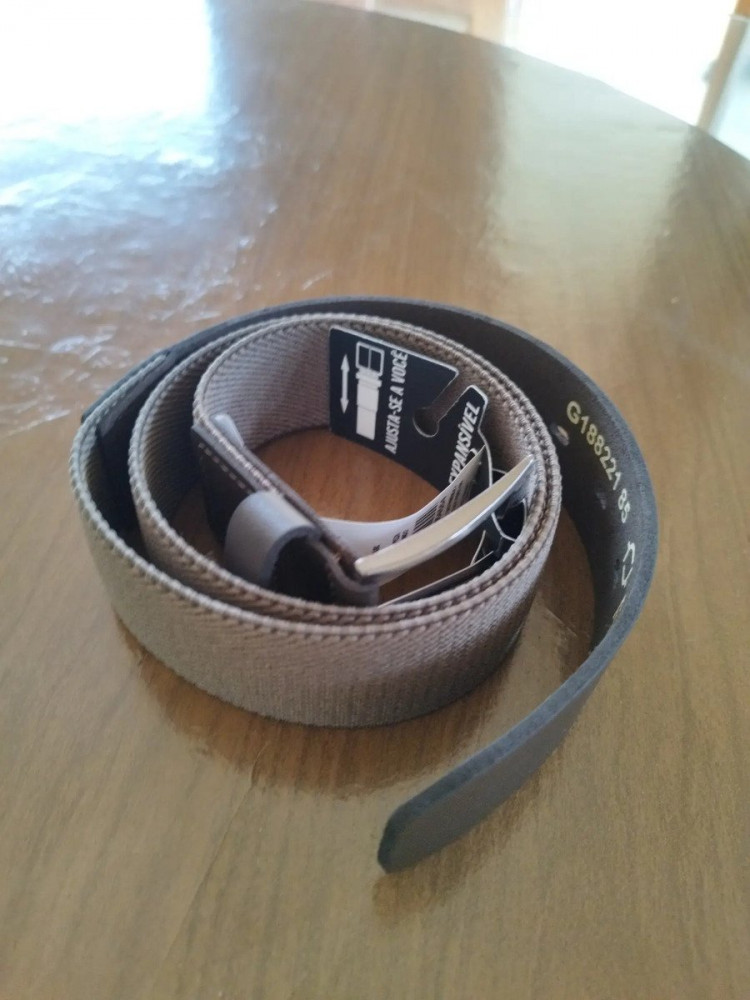 Cinto Fasolo Masculino Elástico Comfort Couro