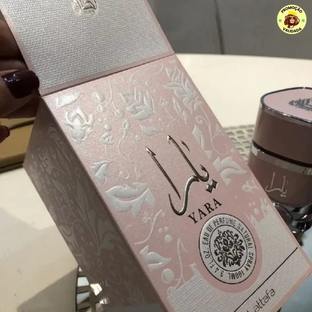 Perfume Árabe Feminino Yara Lattafa Eau De Parfum