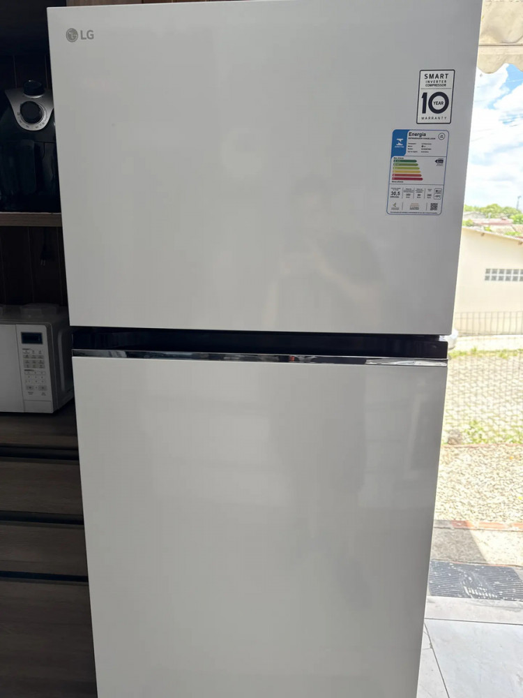 Geladeira LG Frost Free Inverter 395l Branca