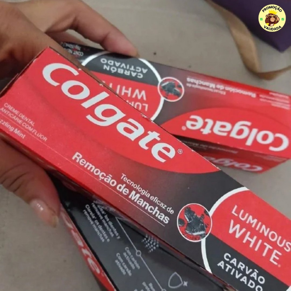 Colgate Luminous White Carvão Ativado