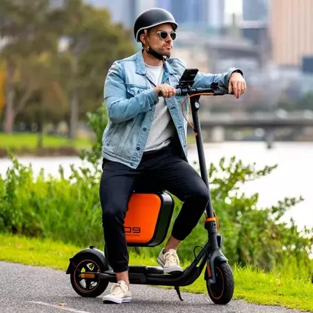 Patinete Elétrico Dobrável com Banco 350W