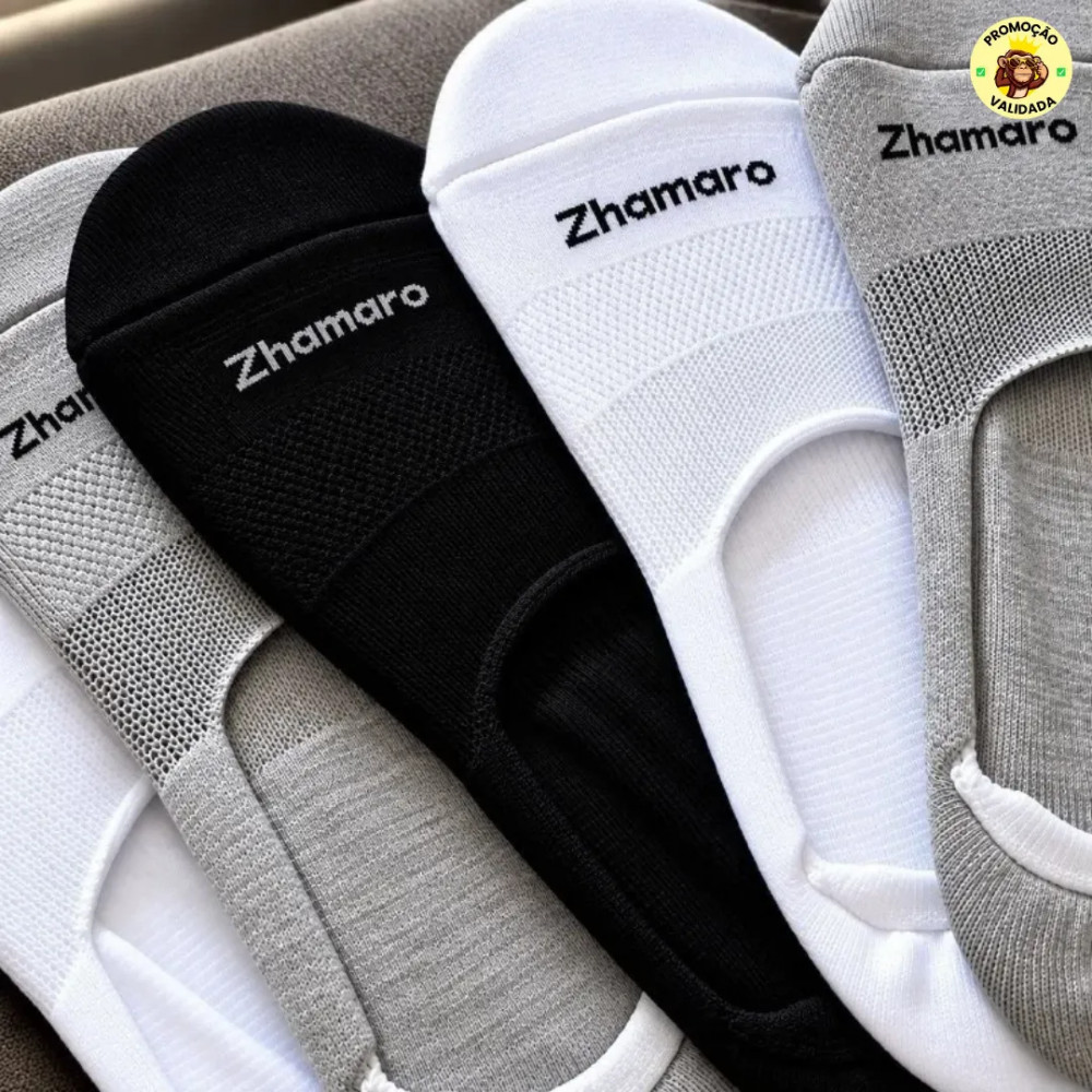 MeinhaKit com 10 Pares Meias Zhamaro Sapatilha Invisivel