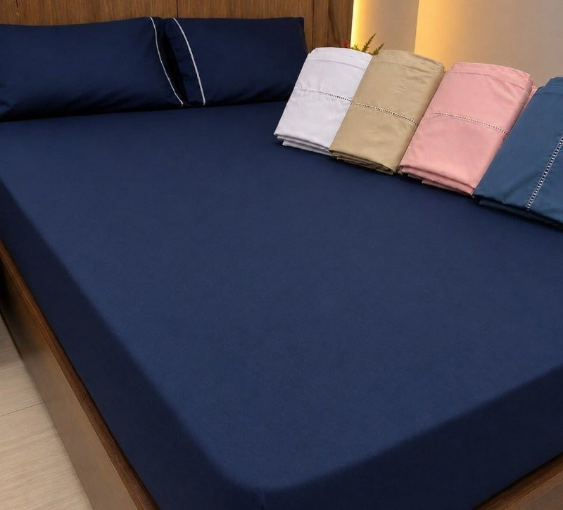 Jogo De Lençol 400 Fios Cama Queen 3 Pçs