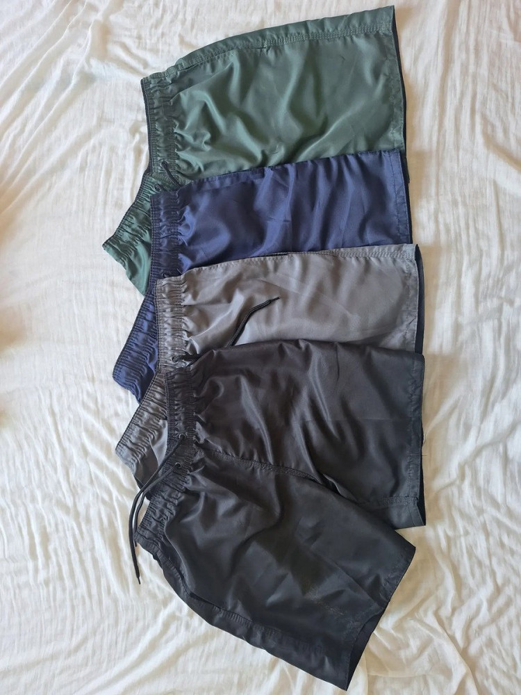 Kit 4 Bermuda Tactel Masculina Casual Praia