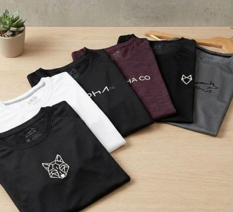 Kit com 6 Camisetas Mais Procuradas Alpha