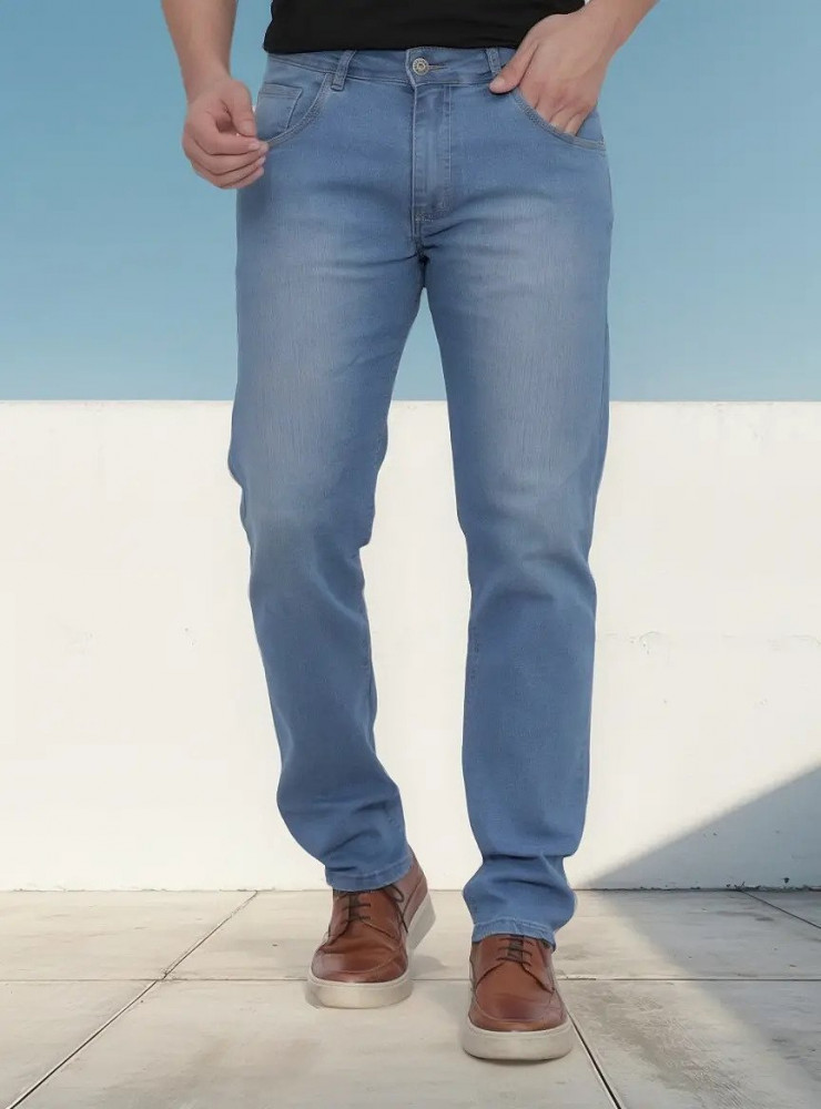Calça Jeans Masculina Corte Reto Tradicional