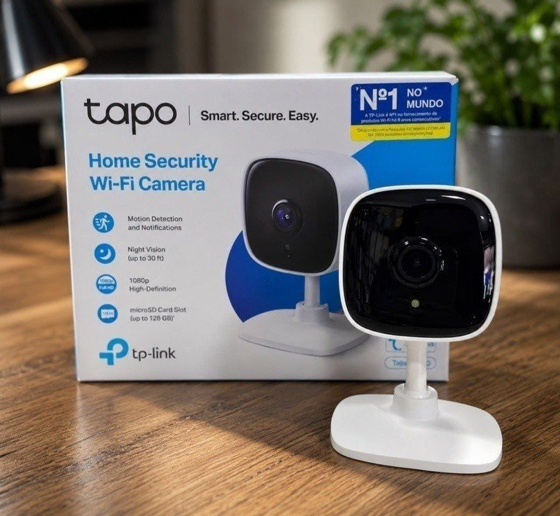 🎥 Câmera de Segurança TP-Link Tapo C100 Wifi 1080P FHD