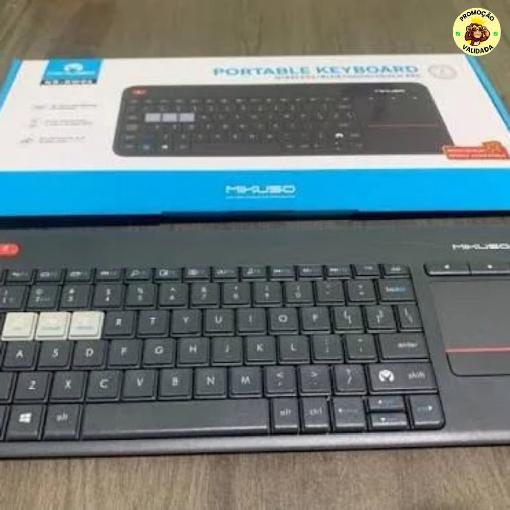 C3Tech Teclado sem fio K-WT200BK