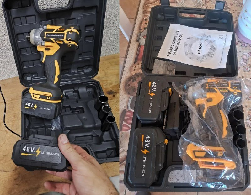 🛠️  Chave De Impacto A Bateria 48v Profissional