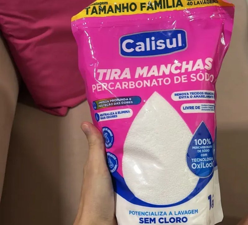 Percarbonato de Sódio 1kg 100% Puro - Calisul