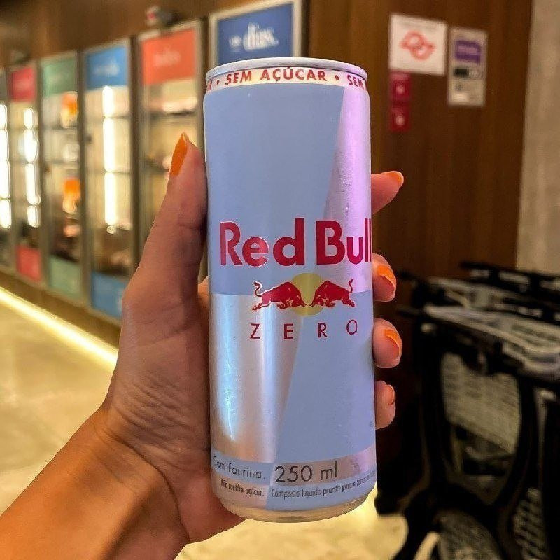 Pack de 4 Latas Red Bull Energético Zero Sem Açúcar 250ml