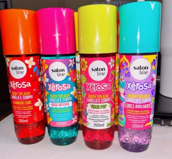 Kit Xêrosa Body Splash Poder Pink e Viva La Vida