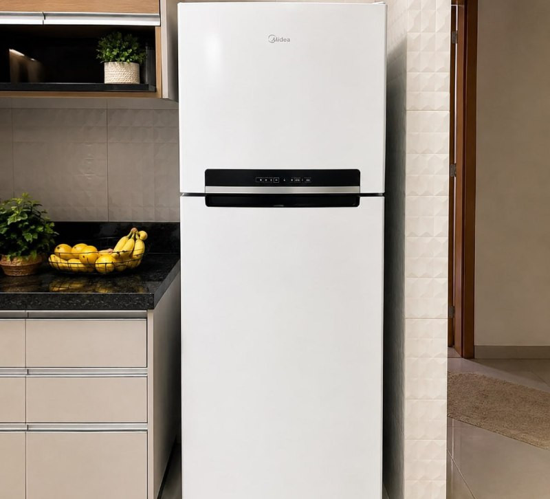 Geladeira Cycle Defrost Duplex 410L Inverter Midea 127v