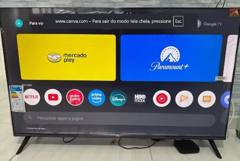 Smart TV TCL 43 QLED Full HD Google TV