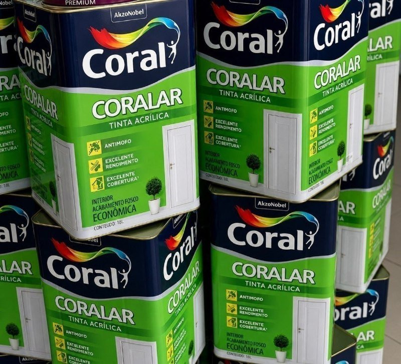 Tinta Coralar Anti Mofo Acrilica Coral 18L