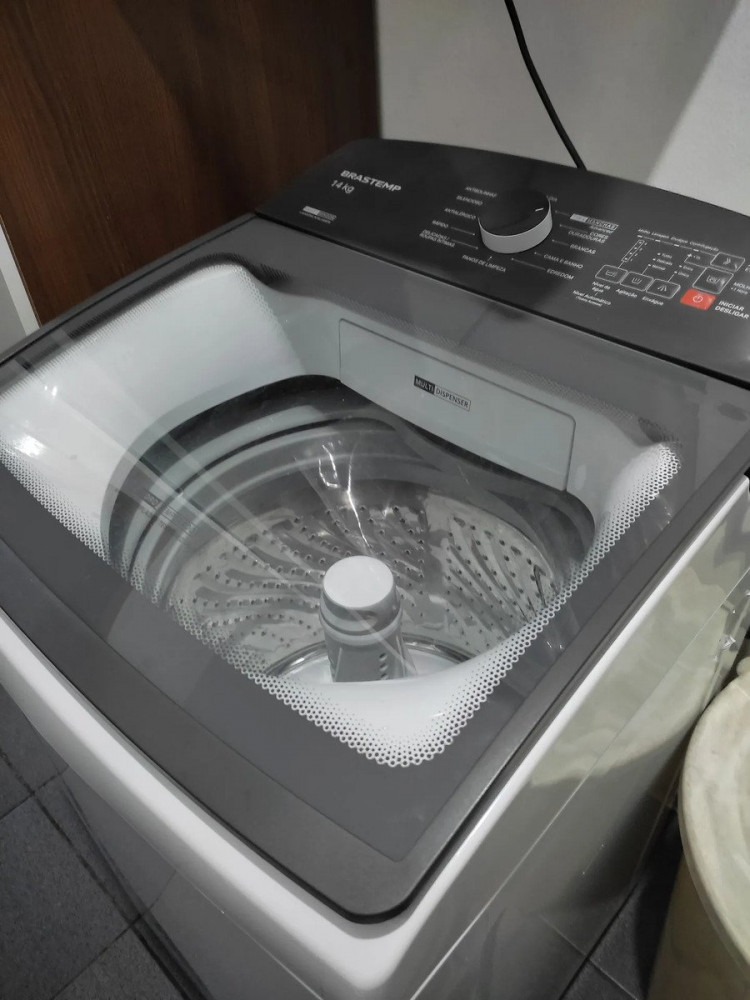 Máquina Brastemp 14kg Smart Sensor Branco