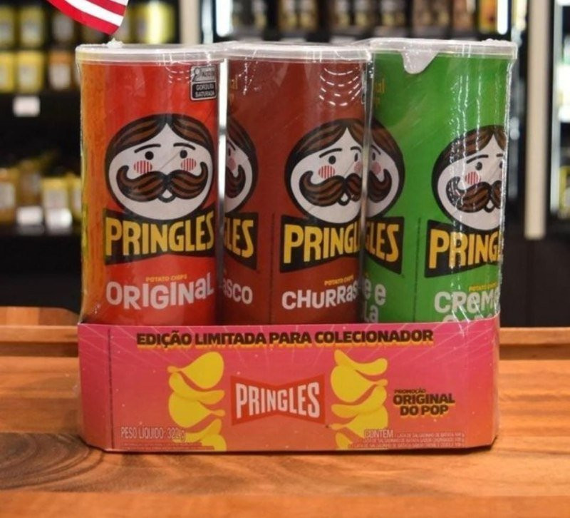 Pringles Pack Promo Salgadinho 3 Sabores