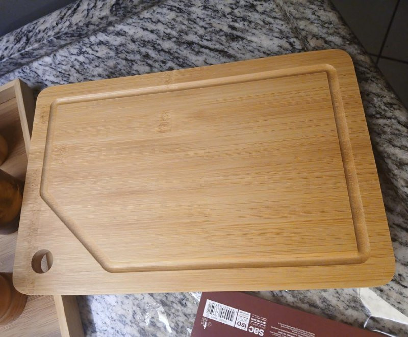 Tábua Retangular Bamboo 35cm x 25cm