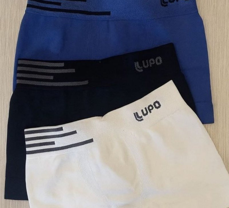 Kit 6 Cuecas Lupo Boxer Basic Microfibra