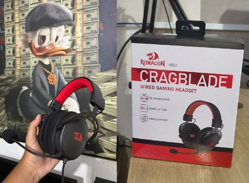 Headset Gamer Redragon Cragblade H541