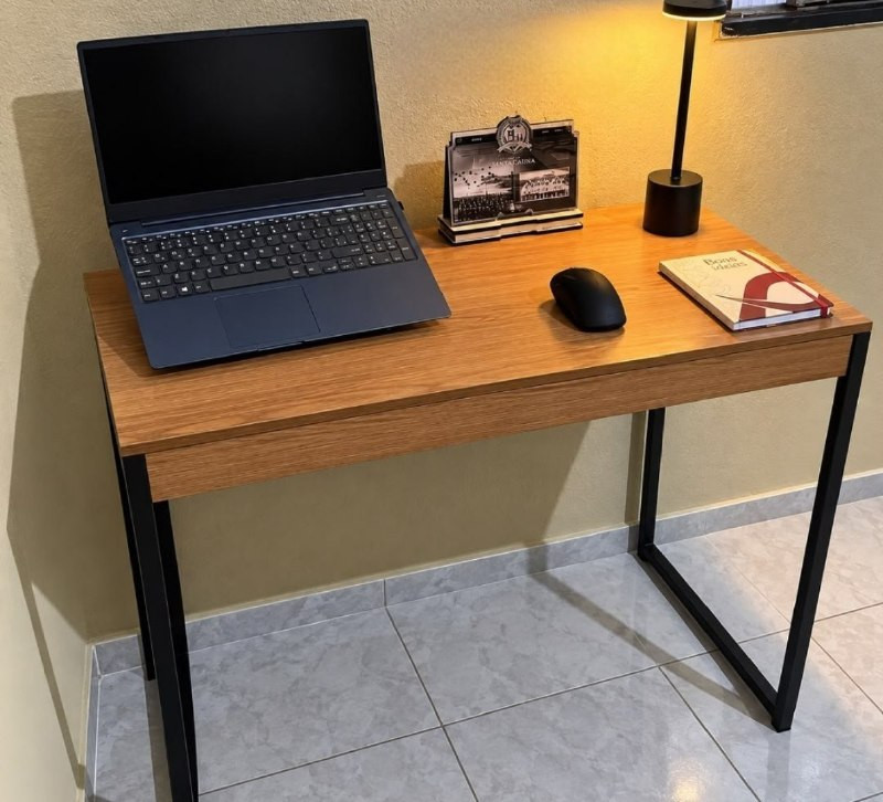 Escrivaninha Industrial 90cm Mdf