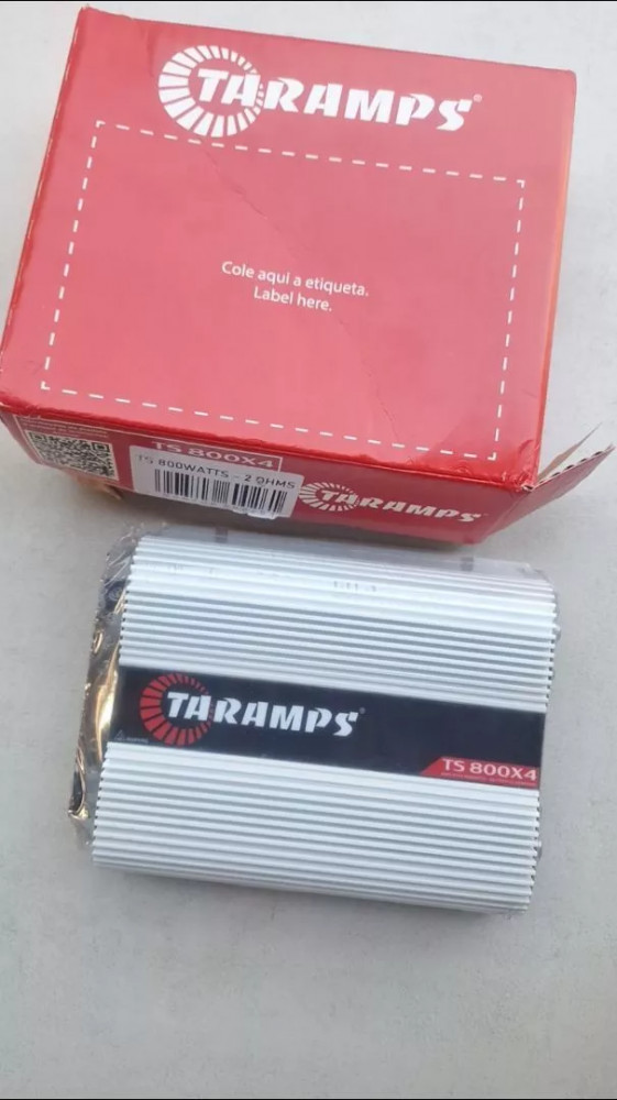 Amplificador Taramps TS800 800W RMS 4C 2Ω