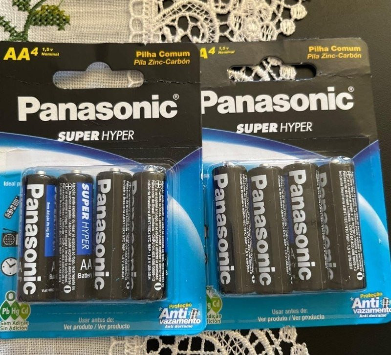 Pilha Comum AA Panasonic - 4 unidades