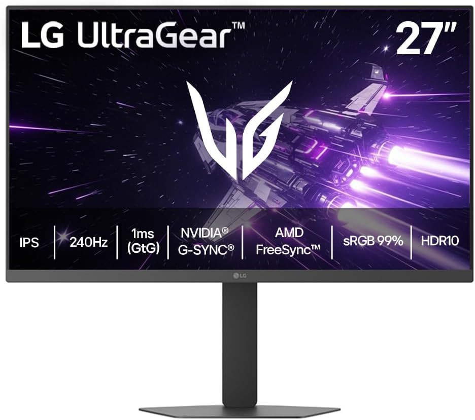 LG UltraGear 27 IPS 240Hz Monitor Gamer