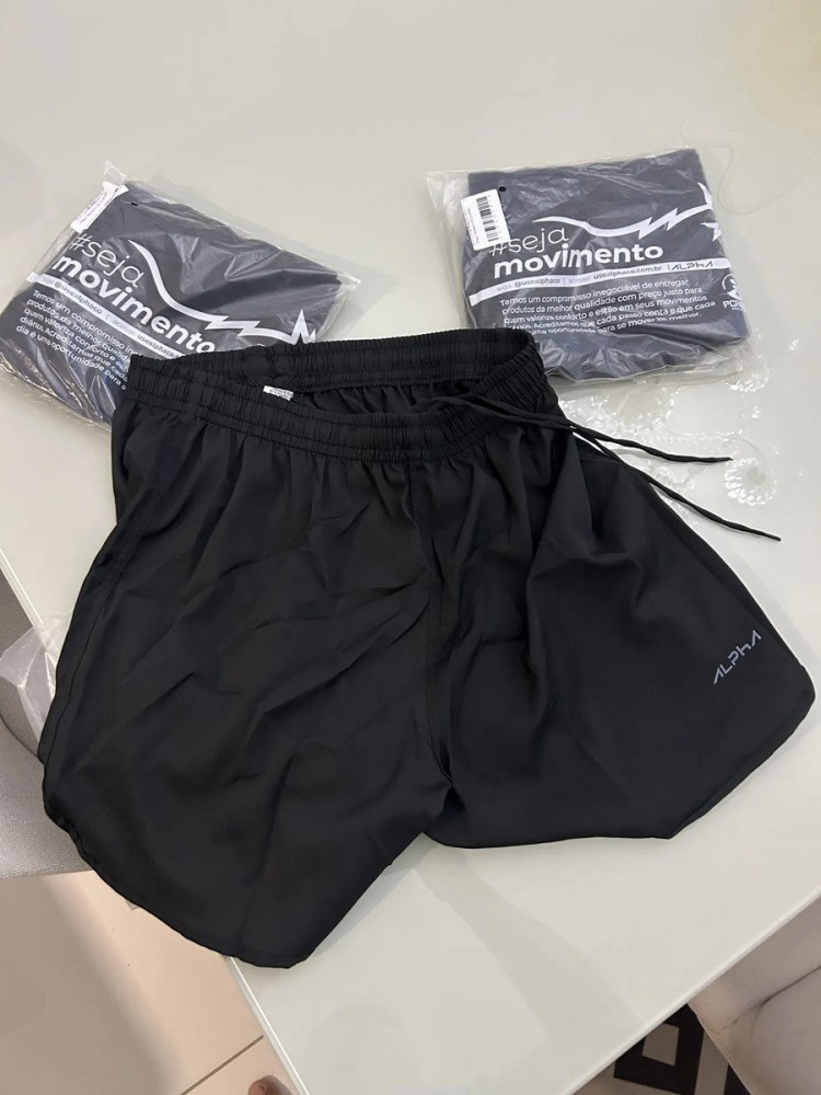 Kit 3 Shorts Corrida Dry Alpha