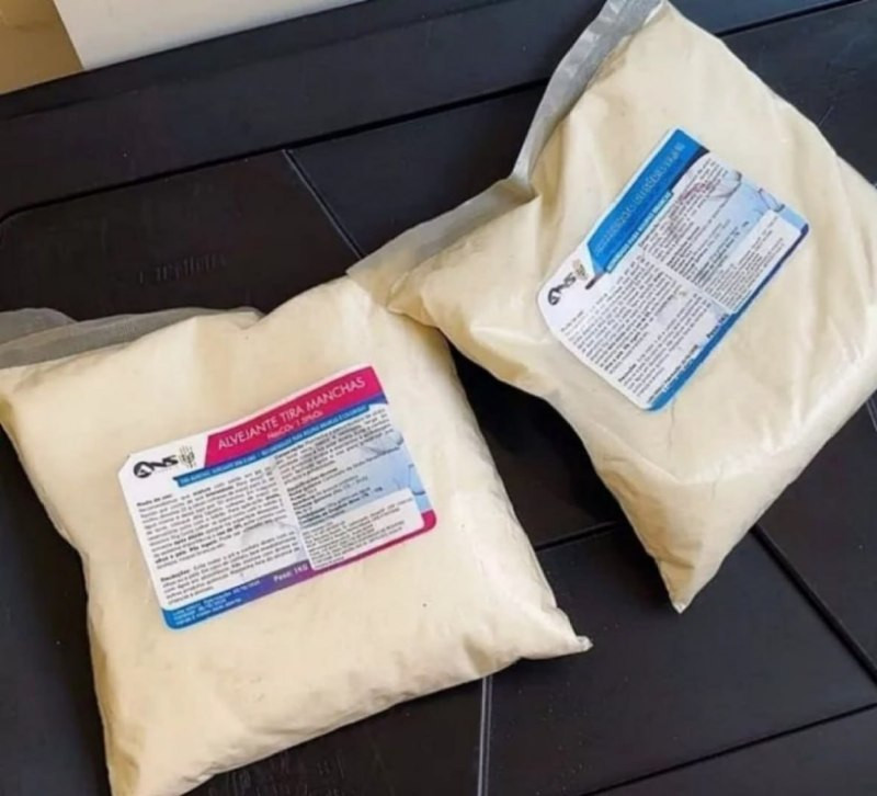 Alvejante 1kg + Percarbonato de Sódio 1kg
