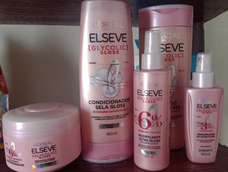 Kit Tratamiento Capilar L'Oréal Paris Elseve Glycolic Gloss