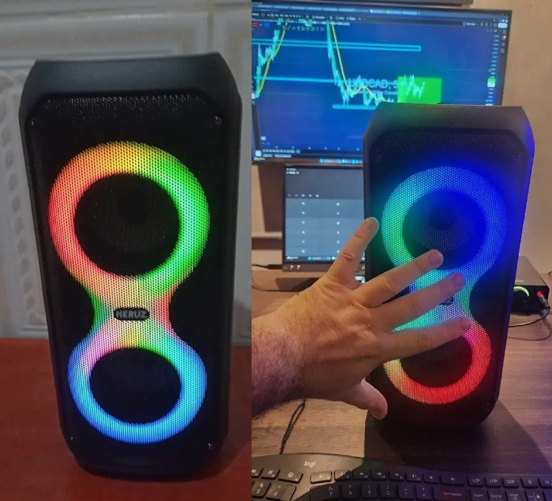 Caixa de Som Bluetooth 2 Altos Falantes 10w-hz