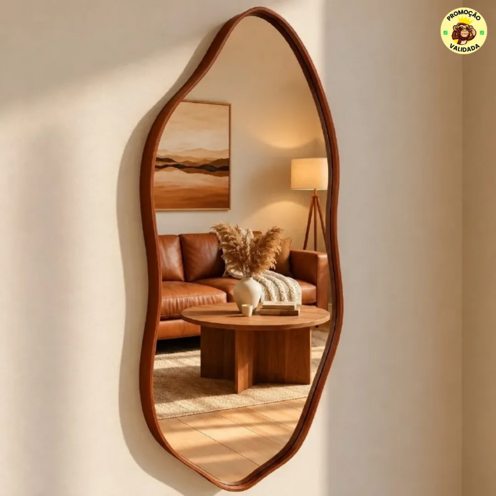 ESPELHO DECORATIVO ORGANICO 60X40