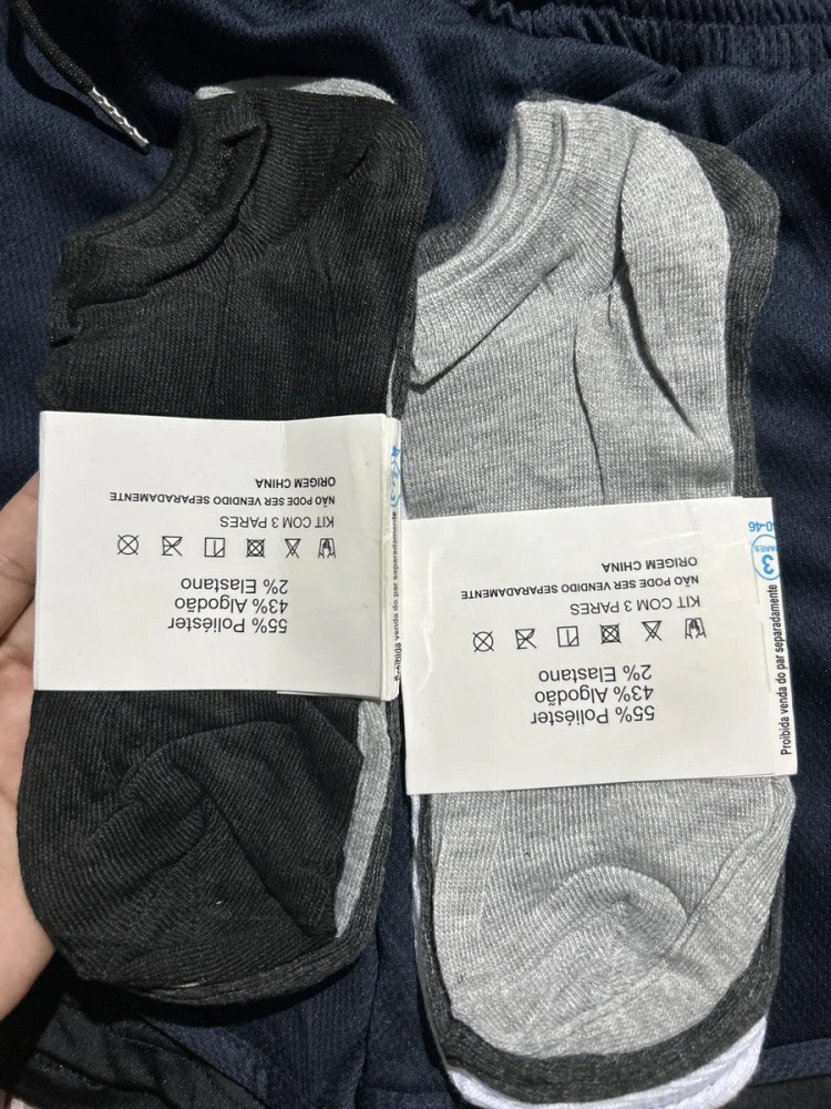 Kit 24 Pares Meia Soquete Cano Curto Unissex