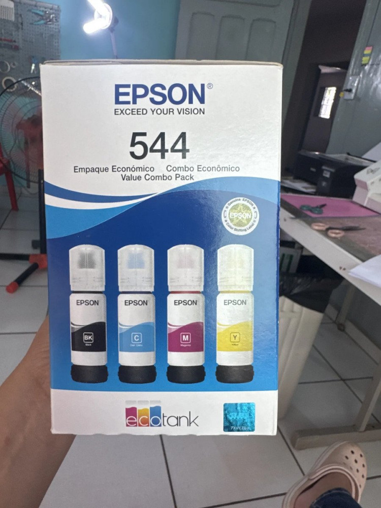 Kit 4 Tintas Epson 544 Original Ecotank
