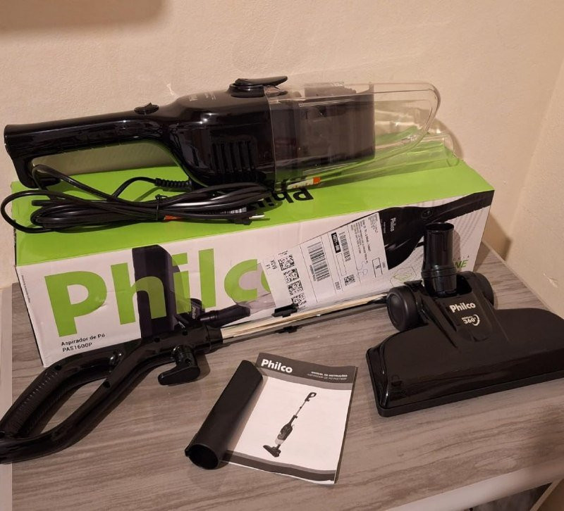 Aspirador de Pó Philco Vertical 2 em 1 1450w 127v