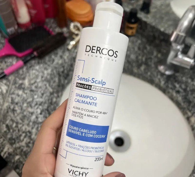 Shampoo Dercos SensiScalp Probiotic, Vichy 200ml