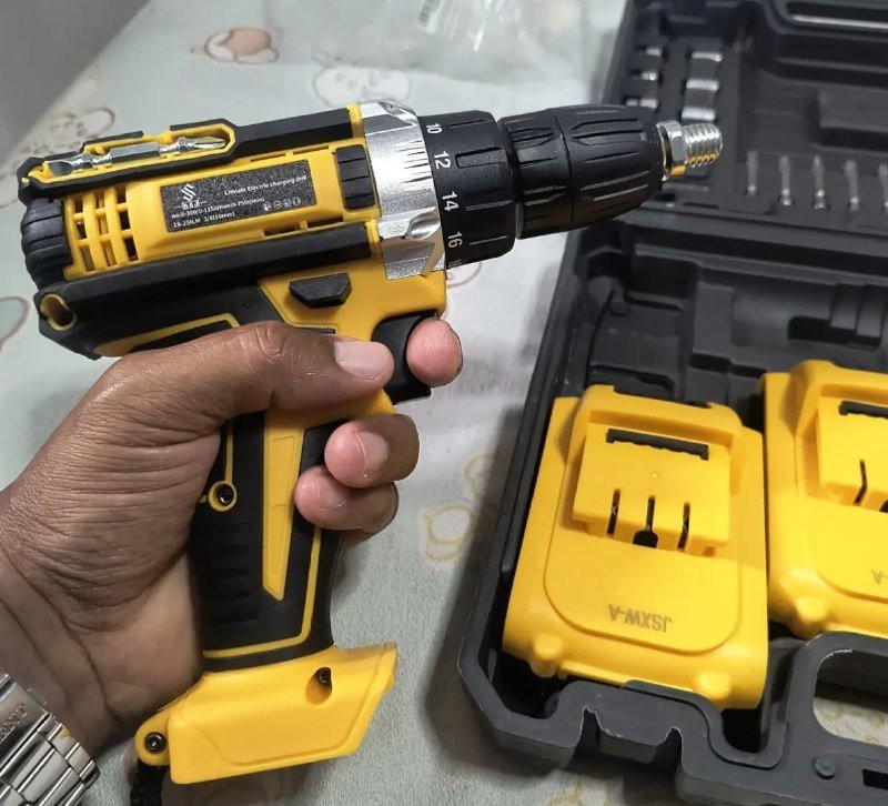 Parafusadeira Furadeira 48v Sem Fio com 2 Baterias