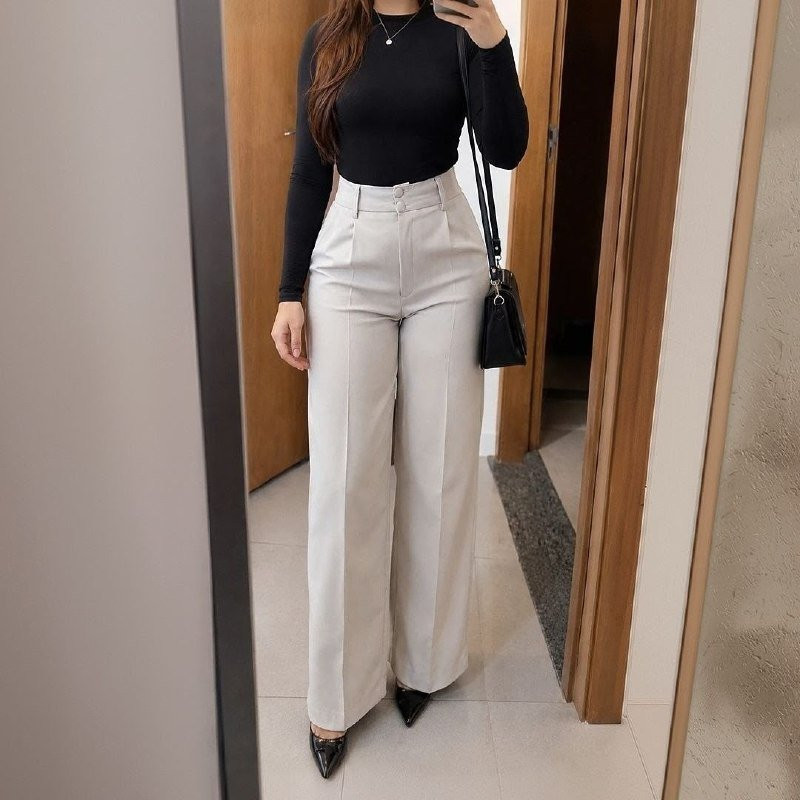 Calça Alfaiataria Wide Leg