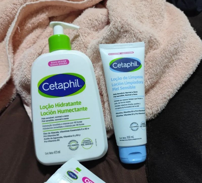 KITZIN PARA DAR UM UP NA SKINCARE Kit Cetaphil Loção 473ml + Loção De Limpeza 100ml