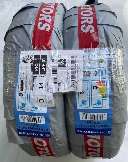 Kit 2 Pneus 175/65 R14 Alfamotors DK569 6PR