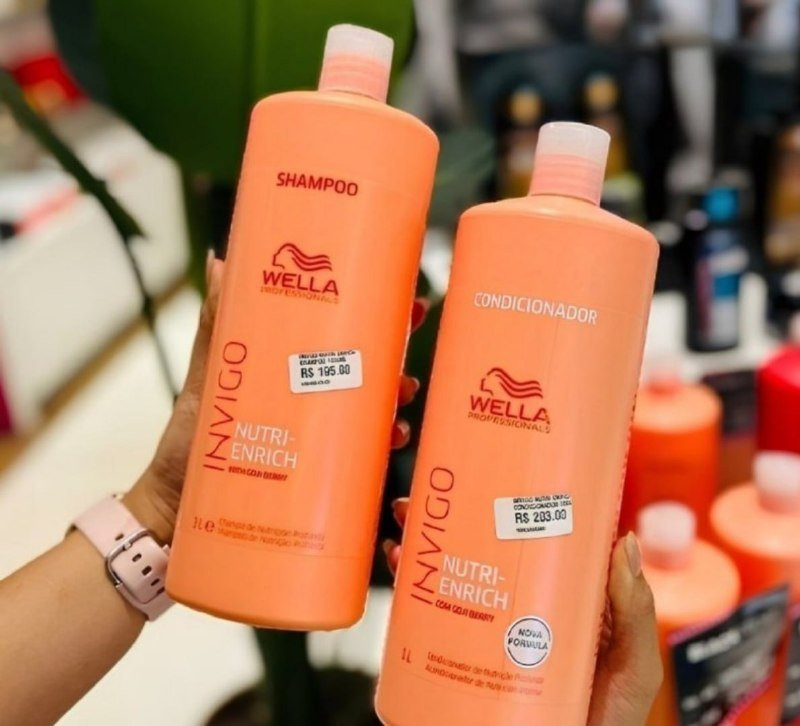 Kit Wella Invigo Nutri Enrich Shampoo e Condicionador 2L