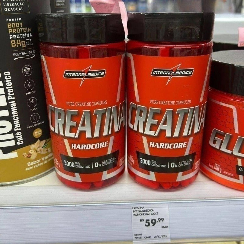 Creatina Integralmédica Hardcore Cáps 105g