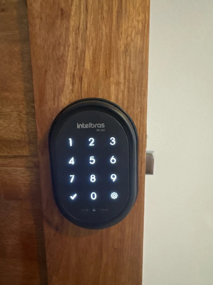 Fechadura Digital Sobrepor FR 102 Preto