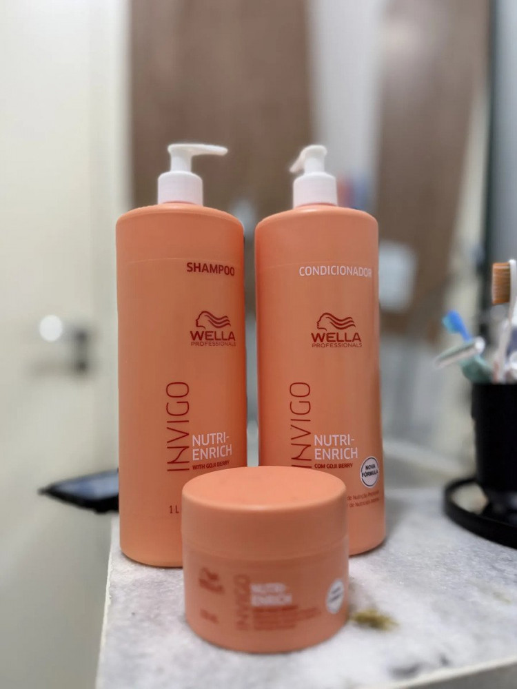 Kit Wella Invigo Nutri Enrich Shampoo Cond 2L