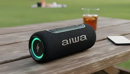 Caixa De Som Speaker Aiwa Sp-05-Lb 30w Bluetooth Ipx5