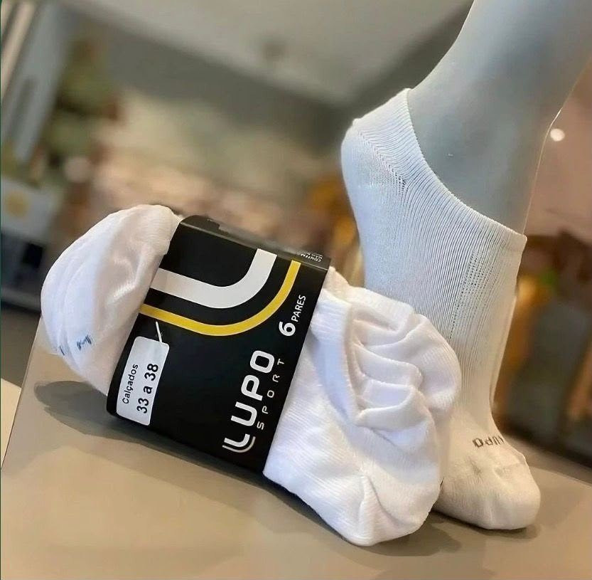 Kit 10 Pares Meias Lupo Soquete Invisível