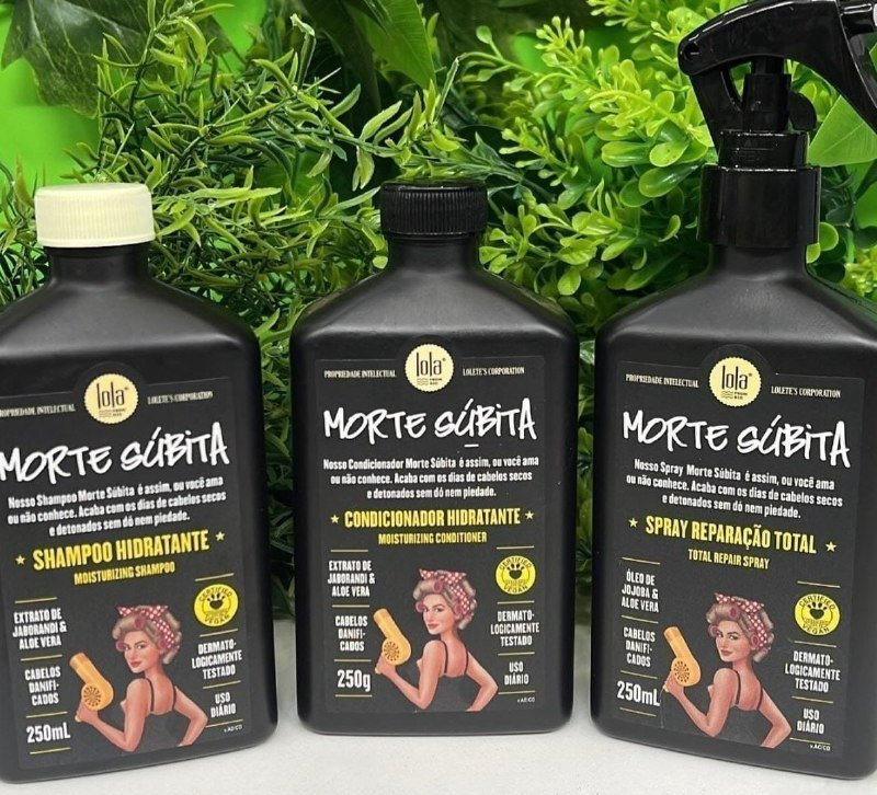 Kit Morte Súbita (Shampoo + Condicionador + Spray Reparação)