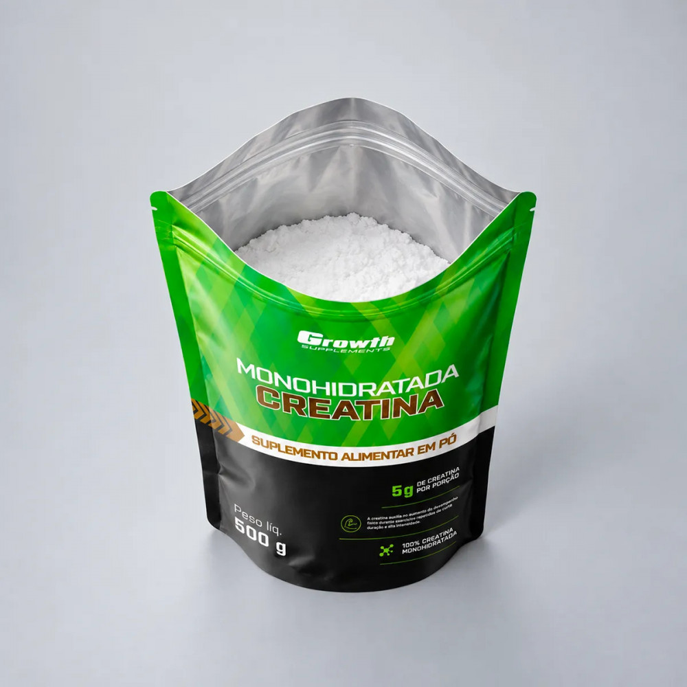 Creatina Monohidratada 500g Pouch - Growth Supplements