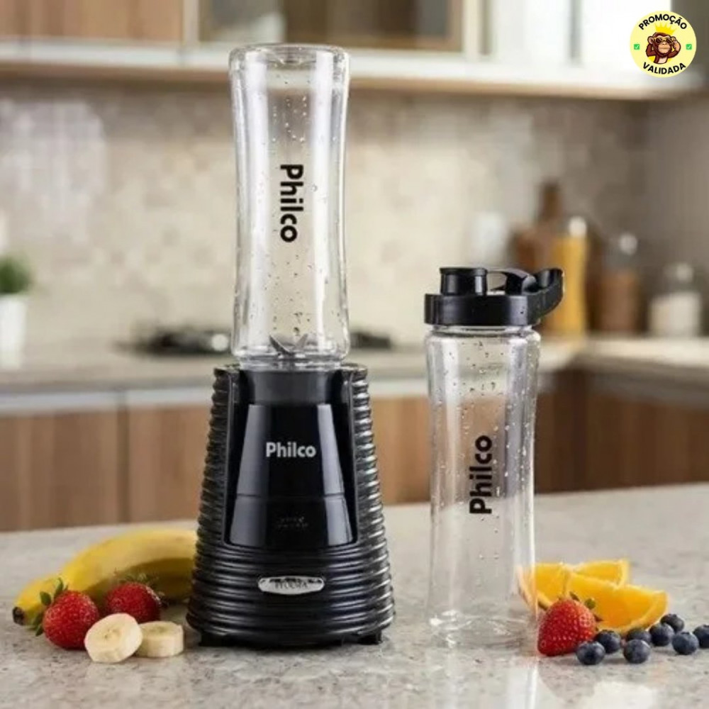 Liquidificador Philco Portátil 2 Squeezes 400W